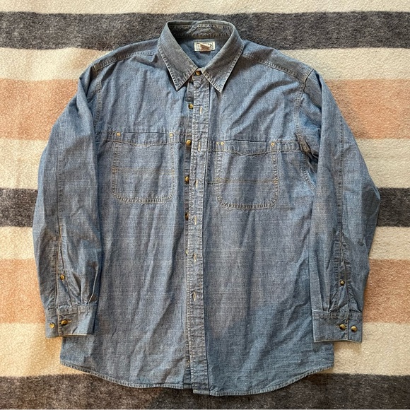 L.L. Bean Other - L.L. Bean Blue Casual Button Down Shirt